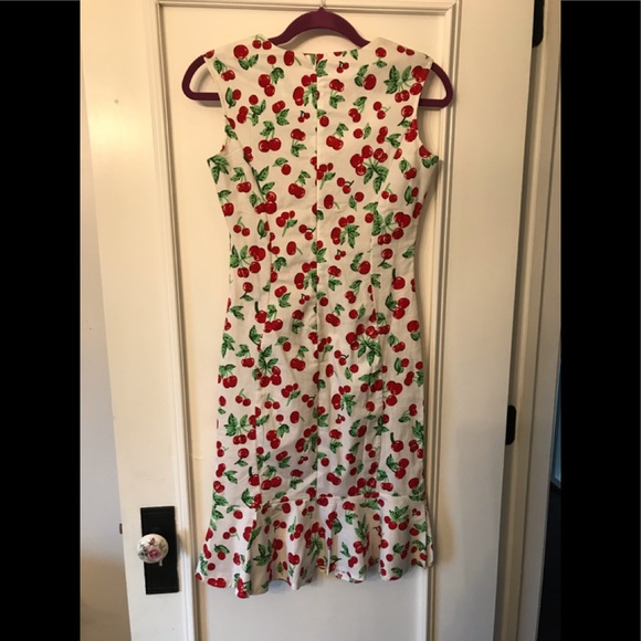 NWOT Cherry Print Pinup Dress - Picture 13 of 15